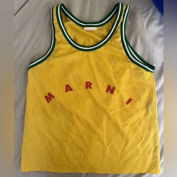 marni basketball tank top bag turned crop shirt - Picture 3 of 5